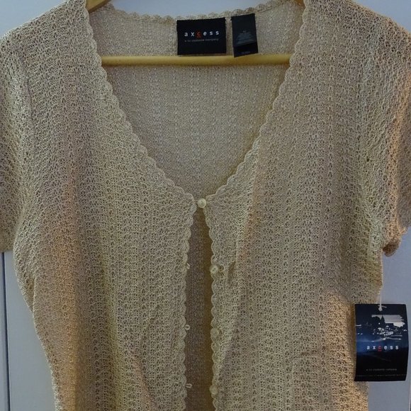 Axcess by Liz Claiborne Vintage Rose Evening Jacquet NWT - Picture 1 of 4